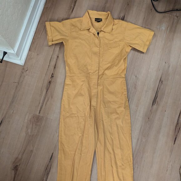 Nooworks Mustard Yellow Jumpsuit in Medium - Picture 3 of 7